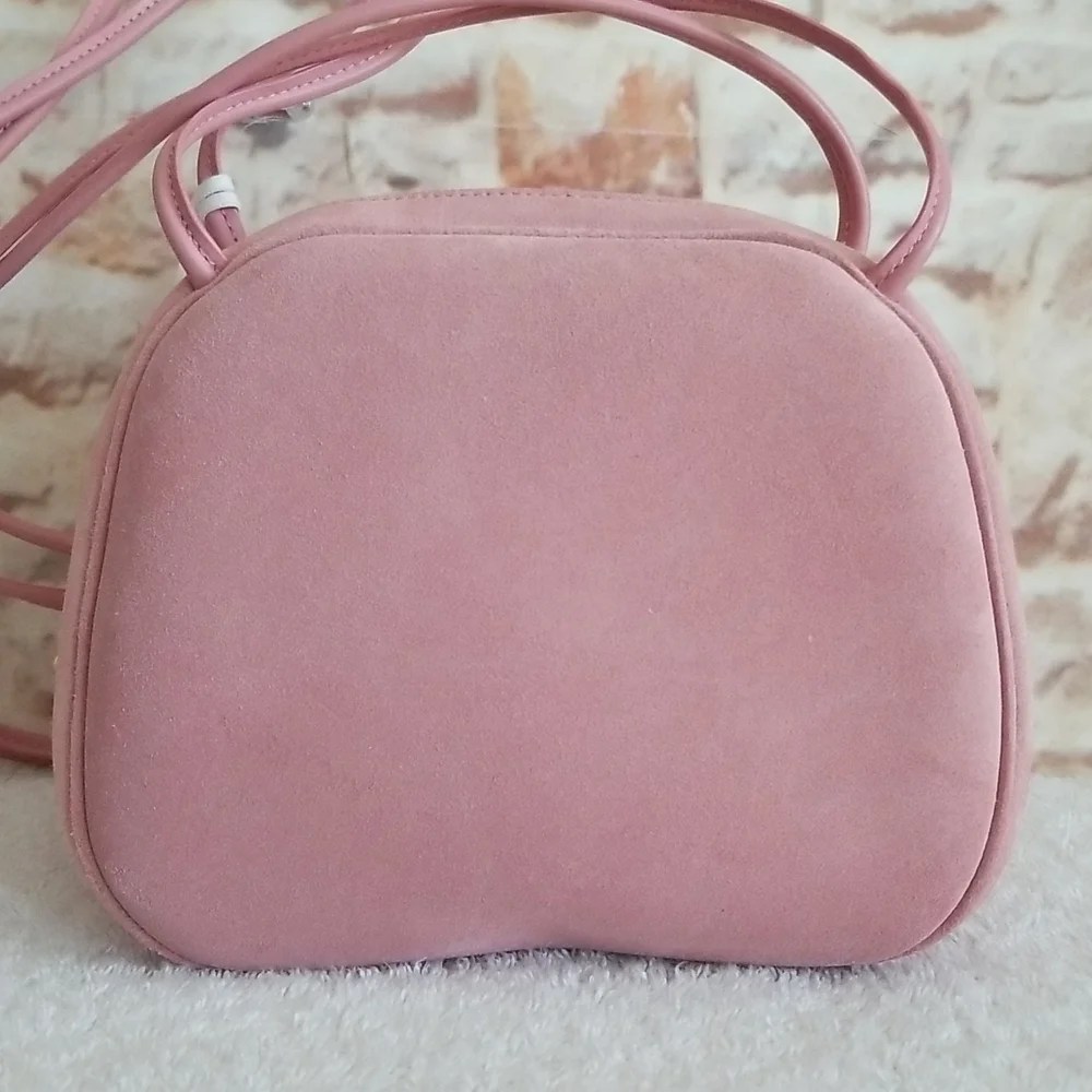 New Jil Sander Dome Medium Suede Crossbody Bag. - Picture 5 of 15